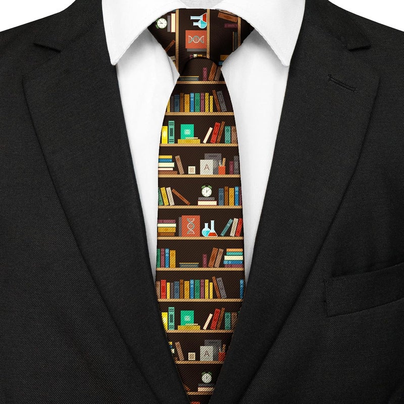 Guhothli Mens Funny Neckties Fashion Neck Ties Formal Party Novetly Tie for Men - Image 2